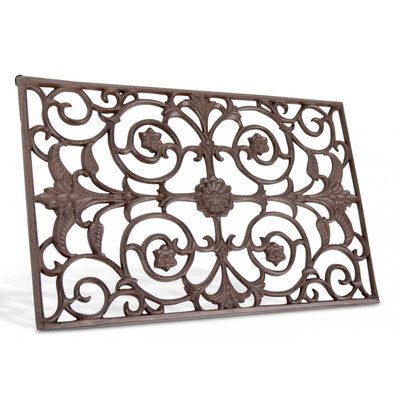 Paillasson Rectangulaire Fonte Marron DECORATION D’AUTREFOIS