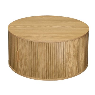 Table basse ronde avec rangement D75 cm - ERNEST CALICOSY