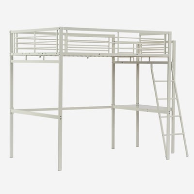 Lit mezzanine Lits superposes en métal sans matelas, LIONEL MEUBLES COSY