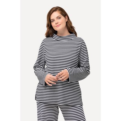 Sweat-shirt. Rayures finement texturées. ULLA POPKEN