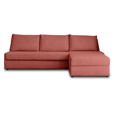 Canapé d'Angle Convertible en Velours côtelé 4 places - PALMIRA LISA DESIGN
