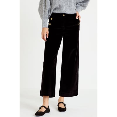 Pantalon bootcut taille haute velours CACHE CACHE