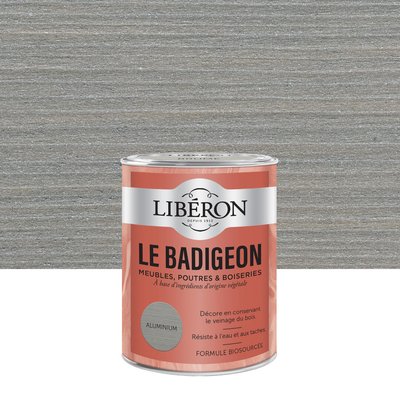 Bois intérieur Lasure meubles, poutres et boiserie Mat, Les gris LIBERON