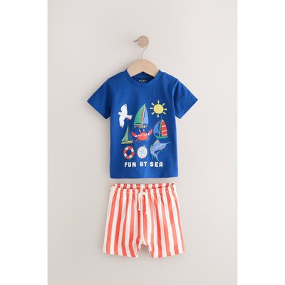 Short imprimé et t-shirt ensemble NEXT