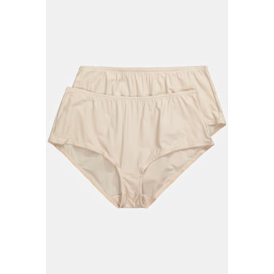 Slips, lot de 2, rayures, coupe plus haute ULLA POPKEN