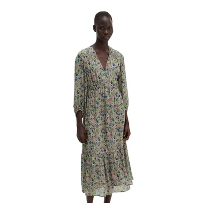 Robe imprimée flared en viscose imprimée MARC O'POLO