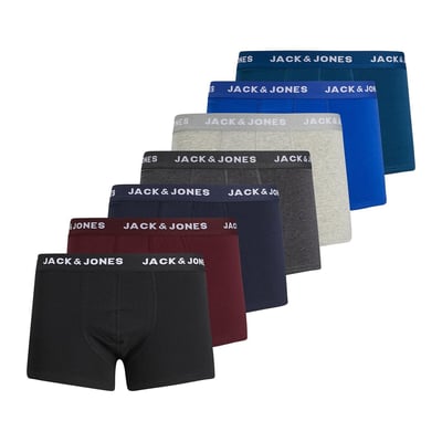 Lot de 7 boxers unis JACK & JONES