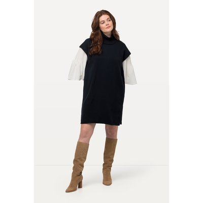 Robe mini en coton bio, col roulé ULLA POPKEN