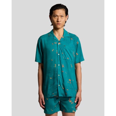 Chemise resort poisson rouge graphique LYLE & SCOTT