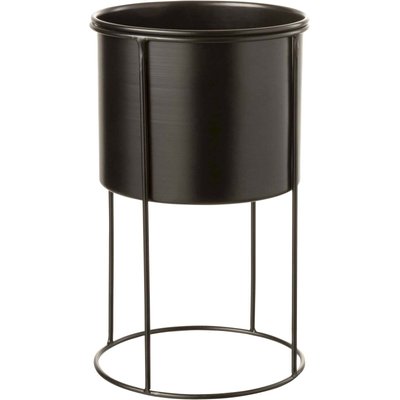 Cache-pot en fer rond Stratton JOLIPA