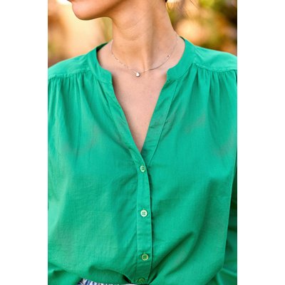 Blouse col V, en coton ajouré, BOLIAS LA PETITE ETOILE