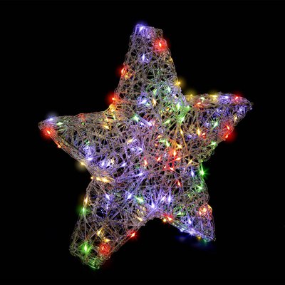 Etoile lumineuse extérieure multicouleur H50cm 150 LED + transfo FEERIC LIGHTS & CHRISTMAS