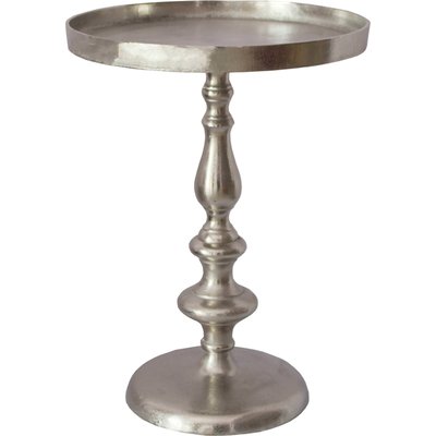 Table d appoint ronde en aluminium finition  élégante RECOLLECTION