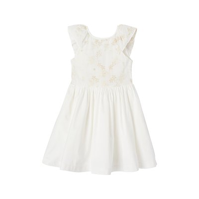 Robe de cérémonie brodée fleurs irisées VERTBAUDET