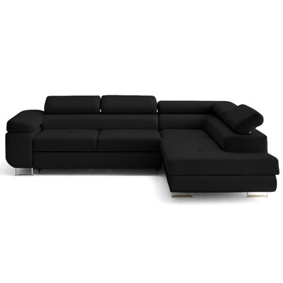 Canapé d'Angle Convertible en Cuir vegan 5 places - ZARIA LISA DESIGN