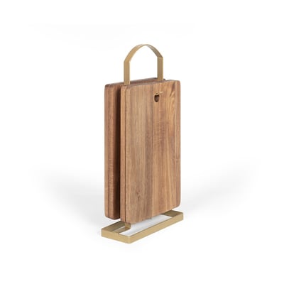 Set de 4 planches à découper avec support LIVOO