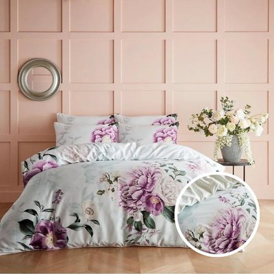 Krista Floral 100% Cotton Duvet Cover and Pillowcase Set PAOLETTI