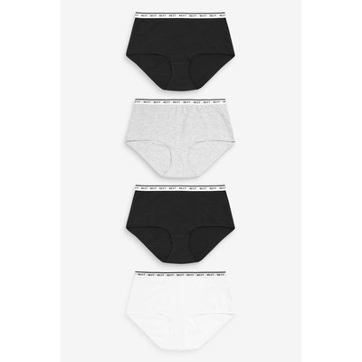Slips épais logo-mi-longue, lot de 4 NEXT