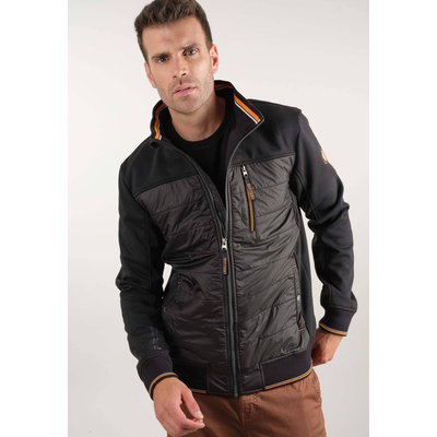 Veste col montant bi matière MAJOR DEELUXE