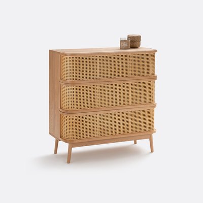 Commode 3 tiroirs en cannage Laora LA REDOUTE INTERIEURS