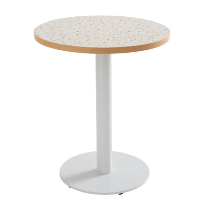 Table ronde en aggloméré avec revêtement mélaminé RIVOLI OVIALA