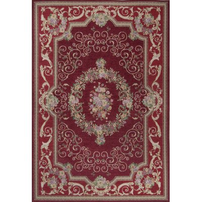 Tapis floral Flomi Florentina, tissé, plat THEKO
