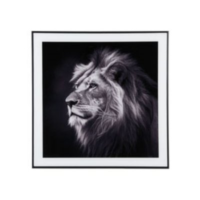 Décoration Murale Verre LION PRESENT TIME