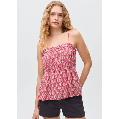 Top à bretelles imprimé MANGO TEEN