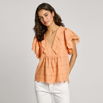 Blouse À Manches Courtes Avec Volants PEPE JEANS