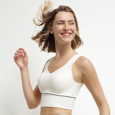 Crop top col V de Sport Dim Move DIM