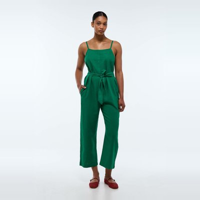 Combinaison pantalon ceinturée à bretelles MONOPRIX