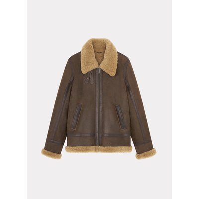 Blouson aviateur en cuir BOMBARDIER CHEVIGNON