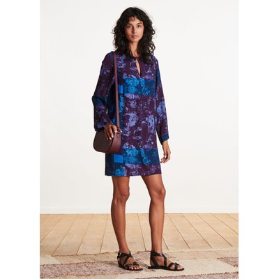 Robe courte fluide imprimée LA FEE MARABOUTEE