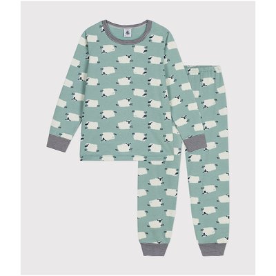 Pyjama 2 pièces en molleton imprimé PETIT BATEAU