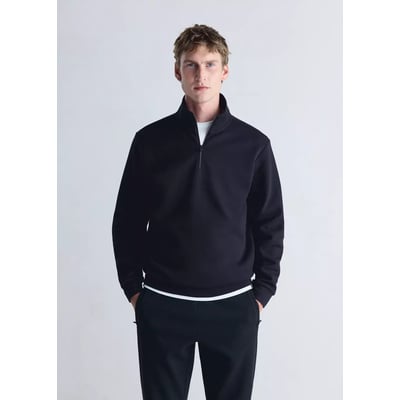 Sweat-shirt à col zippé Thermolite® MANGO MAN