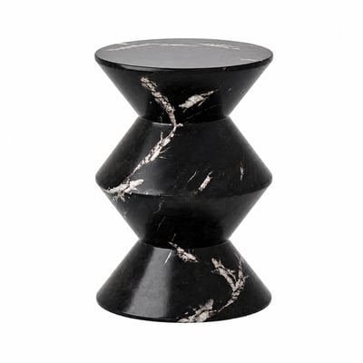 Table d'appoint, bout de canapé, béton Ø40 x H56,6cm W ALTASSINA