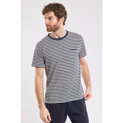 T-shirt uni en coton et lin  HERITAGE ARMOR-LUX