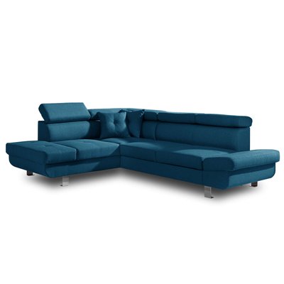 Canapé d'Angle Convertible en Tissu 5 places - LISBONA LISA DESIGN