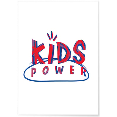 Affiche 'Kids Power' L'AFFICHERIE
