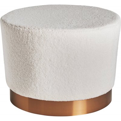 Poufs en coton bouclé, rectangulaires (lot de 2) RECOLLECTION