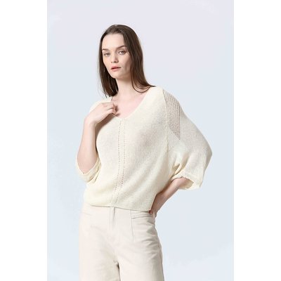 Pullover, lange Ärmel und V-Ausschnitt SEE U SOON