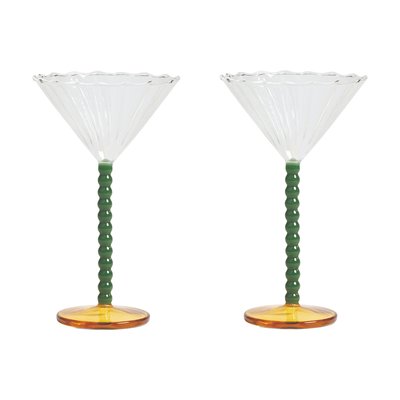 Verre à champagne en Verre (lot de 2) KLEVERING