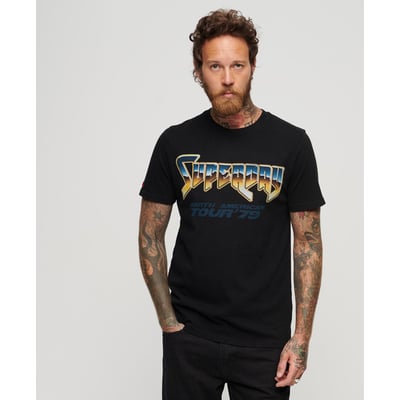 T-shirt 70's Rock Graphic Band SUPERDRY