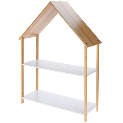 Étagère bibliothèque maison chambre enfant 80x30x108cm WADIGA