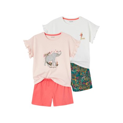 Lot de 2 pyjashorts Basics "Wild" VERTBAUDET