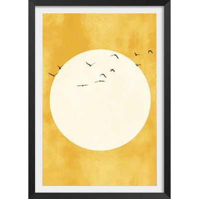 Affiche dessin ""Eternel coucher du soleil"" HEXOA