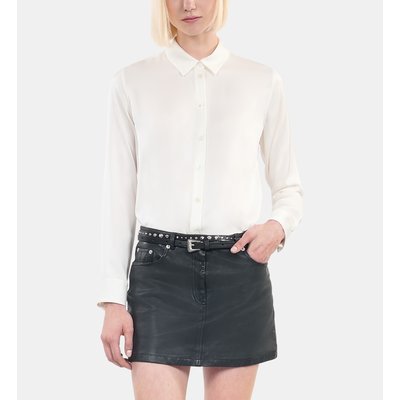 Chemise en soie blanche femme La Redoute