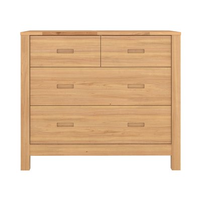 Commode chêne massif 4 tiroirs - LUMINESCENCE CAMIF