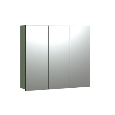 Armoire de toilette 3 portes miroir L90 cm - PUREBLISS CALICOSY