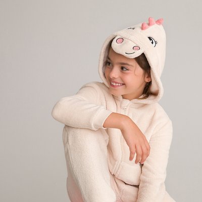 Overpyjama met dinosauruskap, in fleece LA REDOUTE COLLECTIONS